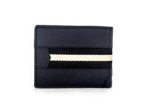 Faddism Brandio Series Men's Leather Bifold Wallet WLT-SB-611 Black Faddism Brandio Series Men's Leather Bifold Wallet WLT-SB-611 Black