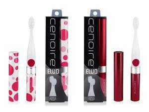 Cenoire Eluo Sonic Toothbrush 2-Pack Bundle (Red & Red Bubbles) Cenoire Eluo Sonic Toothbrush 2-Pack Bundle (Red & Red Bubbles)