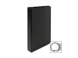 Round Ring Binder 1" Capacity 9-1/2"x6" Black Round Ring Binder 1" Capacity 9-1/2"x6" Black
