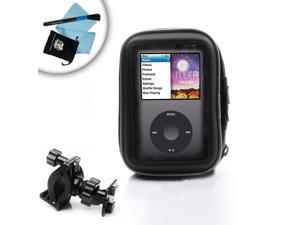 Water-Resistant Bicycle Handlebar Mount Holder for Samsung Galaxy Player 3.6 , 4.0 , 4.2 / Apple iPod Touch , Classic / SanDisk Sansa & More MP3 Players - by USA Gear ** Includes Cleaning Kit** Water-Resistant Bicycle Handlebar Mount Holder for Samsung Galaxy Player 3.6 , 4.0 , 4.2 / Apple iPod Touch , Classic / SanDisk Sansa & More MP3 Players - by USA Gear ** Includes Cleaning Kit**