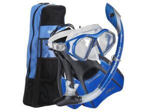 US Divers 278310 Aqua Lung Admiral Island Trek Travel Set Bag, Electric Blue US Divers 278310 Aqua Lung Admiral Island Trek Travel Set Bag, Electric Blue