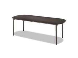 Iceberg Maxx Legroom Racetrack Folding Table, 84w x 36d x 29-1/2h, Graphite/Charcoal Iceberg Maxx Legroom Racetrack Folding Table, 84w x 36d x 29-1/2h, Graphite/Charcoal