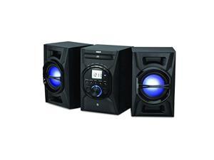 RCA RS3697BL CD Mini System with Bluetooth(R) & Multicolored LED Speaker Lights RCA RS3697BL CD Mini System with Bluetooth(R) & Multicolored LED Speaker Lights