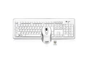 i-rocks RF-6572L-WH White Wireless Slim Keyboard and Laser Mouse Set i-rocks RF-6572L-WH White Wireless Slim Keyboard and Laser Mouse Set