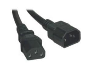 Tripp Lite Heavy-Duty Power Extension Cord, 15A, 14AWG (IEC-320-C14 to IEC-320-C13), 3-ft Tripp Lite Heavy-Duty Power Extension Cord, 15A, 14AWG (IEC-320-C14 to IEC-320-C13), 3-ft