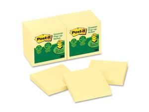 Recycled Pop-up Notes 3 x 3 Canary Yellow 100-Sheet 12/Pack Recycled Pop-up Notes 3 x 3 Canary Yellow 100-Sheet 12/Pack