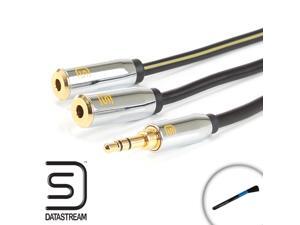 Premium Headphone & Speaker Splitter (Y) for High Performance 3.5mm Audio Sharing - Works with Syba USB Stereo Audio Adapter Premium Headphone & Speaker Splitter (Y) for High Performance 3.5mm Audio Sharing - Works with Syba USB Stereo Audio Adapter