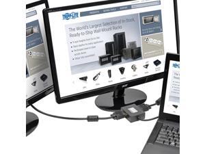 Tripp Lite B157-002-VGA 2-Port Displayport To Vga Splitter - Video Splitter - 2 X Vga - Desktop Tripp Lite B157-002-VGA 2-Port Displayport To Vga Splitter - Video Splitter - 2 X Vga - Desktop