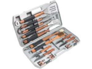 Mr. Bar-B-Q 18-Piece Stainless-Steel Grill Tool Set Mr. Bar-B-Q 18-Piece Stainless-Steel Grill Tool Set