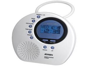 Jensen AM/FM Shower Radio with Digital PLL Tuning - JWM 160 Jensen AM/FM Shower Radio with Digital PLL Tuning - JWM 160