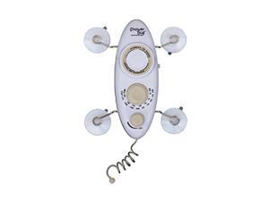 Zadro Shower Bug with Am/fm Radio, Digital Portable Shower Radio, Radio Shower, White Zadro Shower Bug with Am/fm Radio, Digital Portable Shower Radio, Radio Shower, White