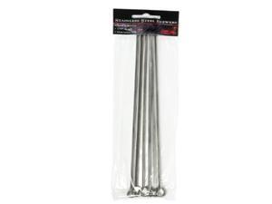 Charcoal Companion Stainless 11.75 Kabob Skewers / Set 6 - CC5124" Charcoal Companion Stainless 11.75 Kabob Skewers / Set 6 - CC5124"