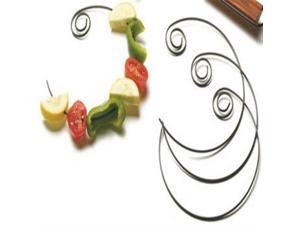 Charcoal Companion Circle Kabob Skewers, Set of 4 Charcoal Companion Circle Kabob Skewers, Set of 4