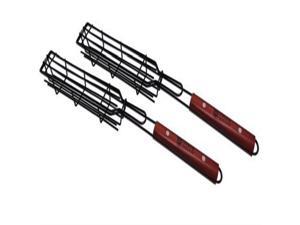 Chefs Basics HW5224 Set of 2 Kabob Grilling Baskets (Discontinued by Manufacturer) by Style Asia Chefs Basics HW5224 Set of 2 Kabob Grilling Baskets (Discontinued by Manufacturer) by Style Asia