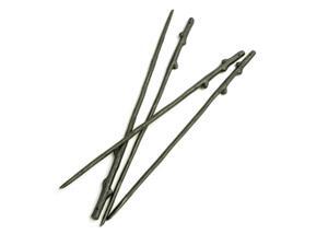 Charcoal Companion Cast Iron Twig Grilling Kabob Skewers, Set of 4 Charcoal Companion Cast Iron Twig Grilling Kabob Skewers, Set of 4