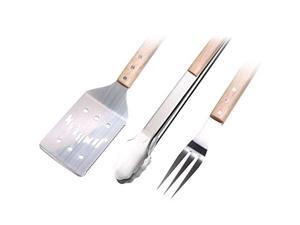 JIM BEAM JB0157 3pc BBQ Set with Spatula, Fork & Tongs JIM BEAM JB0157 3pc BBQ Set with Spatula, Fork & Tongs