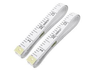 Tailor Craft Flexible Ruler Tape Measure White 1.5M 4.92Ft 2pcs Tailor Craft Flexible Ruler Tape Measure White 1.5M 4.92Ft 2pcs
