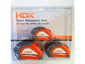 HDX Tape Measure Set- 3 Pack HDX Tape Measure Set- 3 Pack