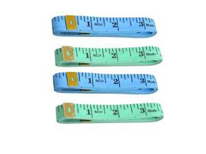 4 Pcs 1.5M 60 inch Sewing Tailor Diet Measuring Tape Measure Blue Green 4 Pcs 1.5M 60 inch Sewing Tailor Diet Measuring Tape Measure Blue Green