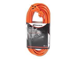 INNOVERA 72225 Indoor/Outdoor Extension Cord, 25ft, Orange INNOVERA 72225 Indoor/Outdoor Extension Cord, 25ft, Orange