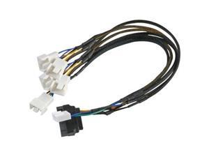 SATA Power Adapter to 5 X PWM Fan Cable SATA Power Adapter to 5 X PWM Fan Cable