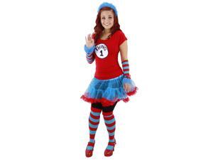 Thing 1 & Thing 2 Striped Knee Highs Thing 1 & Thing 2 Striped Knee Highs