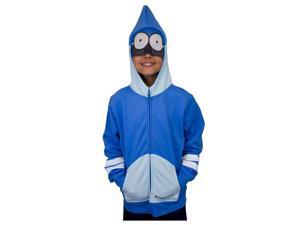 Boys Regular Show Mordecai Costume Hoodie Boys Regular Show Mordecai Costume Hoodie