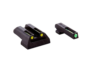 Truglo TFO Tritium Fiber Optic Britesite Green/Yellow Gun Sights Glock Low Truglo TFO Tritium Fiber Optic Britesite Green/Yellow Gun Sights Glock Low