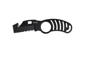 5.11 Fixed Knife Tactical Side Kick Rescue Tool 5.75" Black SS Knives 51046 5.11 Fixed Knife Tactical Side Kick Rescue Tool 5.75" Black SS Knives 51046