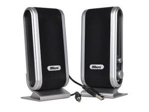 iMicro 2 Channel USB 2.0 Multimedia Computer Speakers System w/Headphone Jack iMicro 2 Channel USB 2.0 Multimedia Computer Speakers System w/Headphone Jack