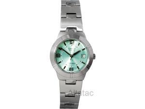 Casio Ladies Stainless Steel Round Quartz Dress Green Dial Watch - LTP-1241D-3A Casio Ladies Stainless Steel Round Quartz Dress Green Dial Watch - LTP-1241D-3A