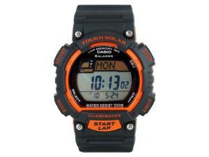 Casio Men Tough Solar Multi-Function Digital Watch Gray w/ Orange - STLS100H-2AV Casio Men Tough Solar Multi-Function Digital Watch Gray w/ Orange - STLS100H-2AV