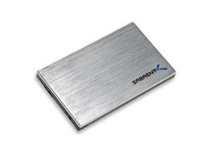 SABRENT EC-SS25 2.5" Silver SATA USB 3.0 Ultra Slim External Aluminum Screwless Hard Drive Enclosure SABRENT EC-SS25 2.5" Silver SATA USB 3.0 Ultra Slim External Aluminum Screwless Hard Drive Enclosure