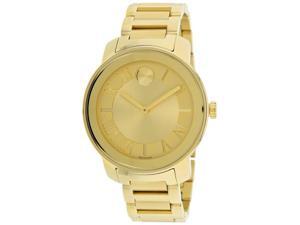 Movado 3600197 Womens Watch, Gold Face On Gold Tone Stainless Steel Band Movado 3600197 Womens Watch, Gold Face On Gold Tone Stainless Steel Band