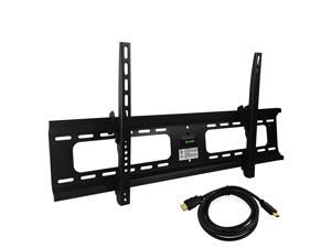 Ultra-Slim 37-70 Inch LED/LCD VESA Flat TV Tilting Wall Mount & HDMI Cable Ultra-Slim 37-70 Inch LED/LCD VESA Flat TV Tilting Wall Mount & HDMI Cable