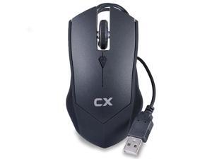 CX MEQ-037 3 Button 5' USB Optical Scroll Gaming Mouse w/800/1600 dpi-Black CX MEQ-037 3 Button 5' USB Optical Scroll Gaming Mouse w/800/1600 dpi-Black