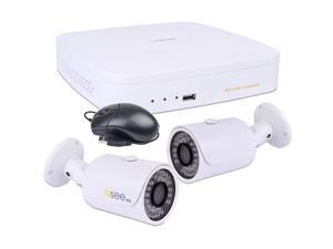 Q-See QC814-2H3-1R 720P IP 4 Channel 1TB HD NVR Surveillance System W/2 Cameras Q-See QC814-2H3-1R 720P IP 4 Channel 1TB HD NVR Surveillance System W/2 Cameras