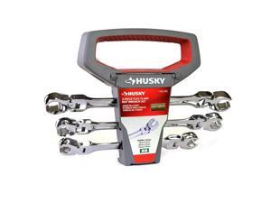 Husky 625383 3 Piece Metric Patent Quick Flex Flare Nut Wrench Tool Set - Chrome Husky 625383 3 Piece Metric Patent Quick Flex Flare Nut Wrench Tool Set - Chrome