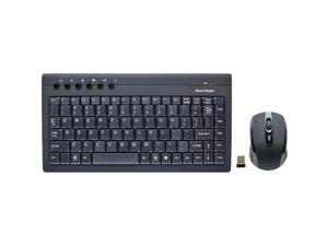 GearHead USB Wireless Mini Keyboard & Optical Mouse w/Hot Keys - Black - KB3750W GearHead USB Wireless Mini Keyboard & Optical Mouse w/Hot Keys - Black - KB3750W