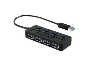 Sabrent HB-UMP3 MAC & PC 4 Port 5Gbps USB 3.0 Hub w/ Power Adapter Sabrent HB-UMP3 MAC & PC 4 Port 5Gbps USB 3.0 Hub w/ Power Adapter