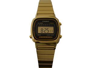 Casio Stainless Steel Gold Digital Watch - LA670WGA-1CR Casio Stainless Steel Gold Digital Watch - LA670WGA-1CR