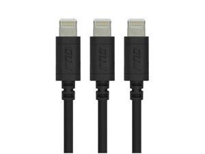 RND 3x Apple Certified Lightning Reversible USB 1.5FT Cable for iPhone (6/6 Plus/6S/6S Plus/5/5S/5C/SE) iPad (Pro/Air/Mini) iPod Siri Remote Data Sync and Charge 8-Pin (1.5FT/black) (bundle of three) RND 3x Apple Certified Lightning Reversible USB 1.5FT Cable for iPhone (6/6 Plus/6S/6S Plus/5/5S/5C/SE) iPad (Pro/Air/Mini) iPod Siri Remote Data Sync and Charge 8-Pin (1.5FT/black) (bundle of three)