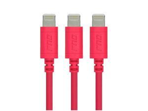 RND 3x Apple Certified Lightning Reversible USB 1.5FT Cable for iPhone (6/6 Plus/6S/6S Plus/5/5S/5C/SE) iPad (Pro/Air/Mini) iPod Siri Remote Data Sync and Charge 8-Pin (1.5FT/pink) (bundle of three) RND 3x Apple Certified Lightning Reversible USB 1.5FT Cable for iPhone (6/6 Plus/6S/6S Plus/5/5S/5C/SE) iPad (Pro/Air/Mini) iPod Siri Remote Data Sync and Charge 8-Pin (1.5FT/pink) (bundle of three)