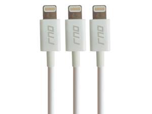 RND 3x Apple Certified Lightning Reversible USB 3.3FT Cable for iPhone (6/6 Plus/6S/6S Plus/5/5S/5C/SE) iPad (Pro/Air/Mini) iPod Siri Remote Data Sync and Charge 8-Pin (3.3FT/white) (bundle of three) RND 3x Apple Certified Lightning Reversible USB 3.3FT Cable for iPhone (6/6 Plus/6S/6S Plus/5/5S/5C/SE) iPad (Pro/Air/Mini) iPod Siri Remote Data Sync and Charge 8-Pin (3.3FT/white) (bundle of three)