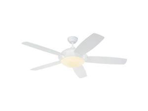 5SLR52WHD-B Sleek 52 in. White Ceiling Fan With White Blades 5SLR52WHD-B Sleek 52 in. White Ceiling Fan With White Blades