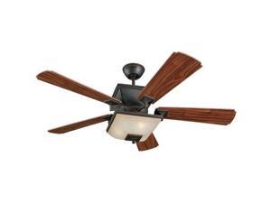 5TQ52RBD-L Town Square 52-in British Bronze Ceiling Fan With American Walnut Blades 5TQ52RBD-L Town Square 52-in British Bronze Ceiling Fan With American Walnut Blades