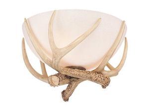 MC79-L Antique White Scavo Antler Bowl Ceiling Fan Light Kit MC79-L Antique White Scavo Antler Bowl Ceiling Fan Light Kit