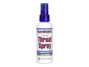 Nutribiotic First Aid Throat Spray w/Zinc + GSE Nutribiotic First Aid Throat Spray w/Zinc + GSE
