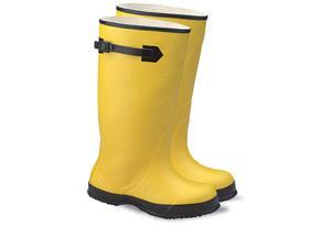 Size 16 Yellow 17" Rubber Over-The-Shoe Boots 17" Rubber Over-The-Shoe... Size 16 Yellow 17" Rubber Over-The-Shoe Boots 17" Rubber Over-The-Shoe...