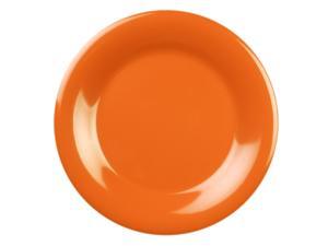 Excellante Adobe Melamine Collection 12-Inch Wide Rim Round Plate, Orangish Red - Dozen Excellante Adobe Melamine Collection 12-Inch Wide Rim Round Plate, Orangish Red - Dozen